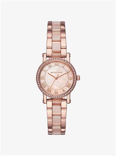 michael kors norie gold-tone watch style mk4404|Michael Kors Women's Norie Quartz Watch with  .